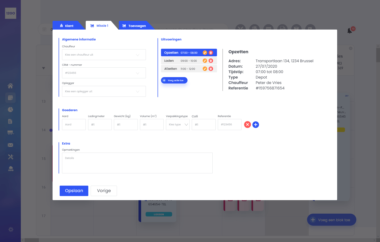 Planning Container Opdracht 2